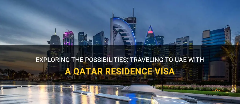 can i travel to uae with qatar residence visa