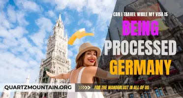 Can I Travel While My Visa is Being Processed in Germany?