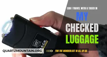 Is It Permitted to Travel with a Taser in Checked Luggage?