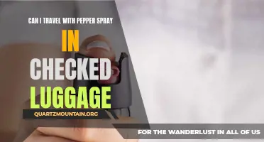 Traveling with Pepper Spray in Checked Luggage: What You Need to Know