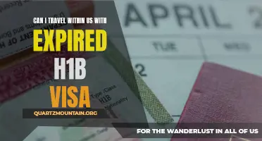 Can I Travel Within the US with an Expired H1B Visa?
