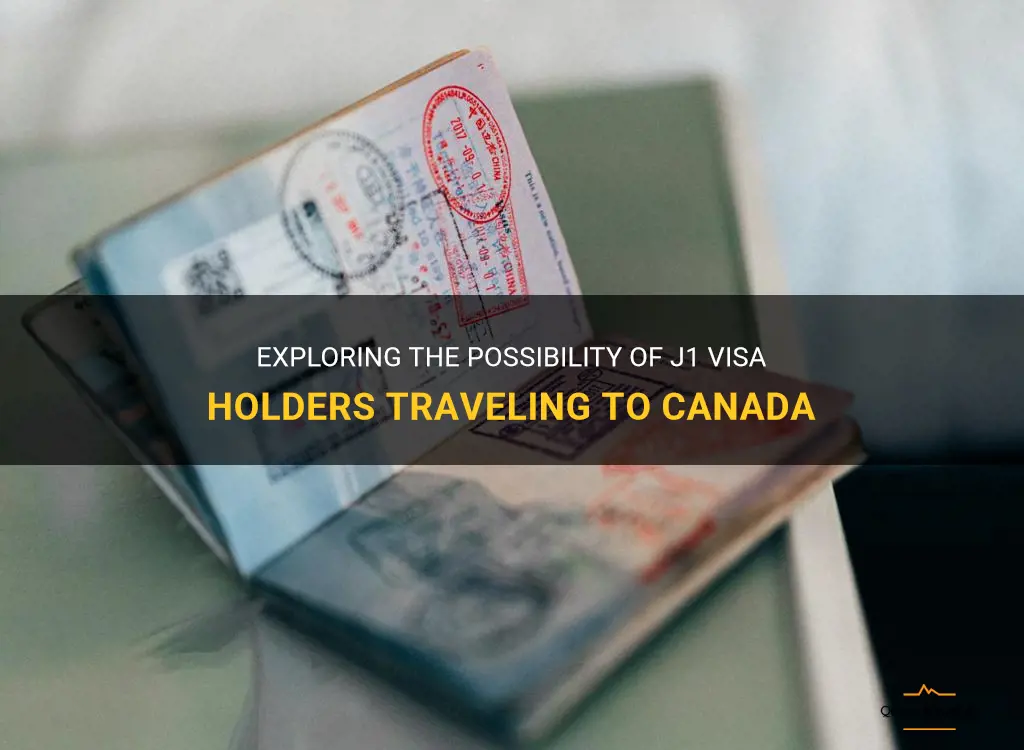 can j1 visa travel to canada
