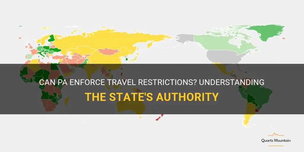 can pa enforce travel restrictions