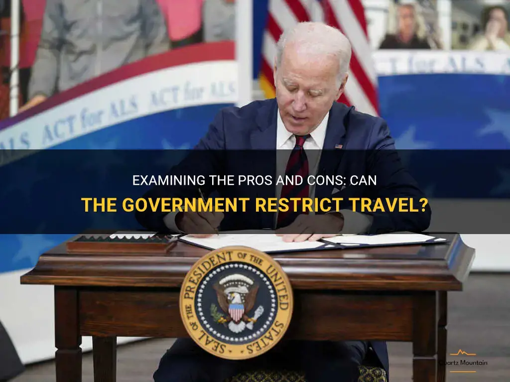can the government restrict travel