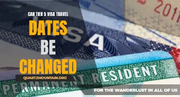 How to Change Travel Dates on Tier 5 Visa
