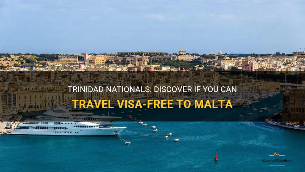 can trinidad nationals travel visa free to malta