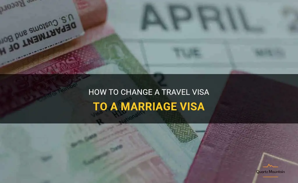 can you change a travel visa to a marriage visa