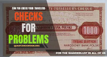 Ensuring a Worry-Free Journey: How to Check Your Traveler's Checks for Any Issues