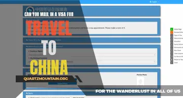 How to Mail in Your Visa Application for Travel to China