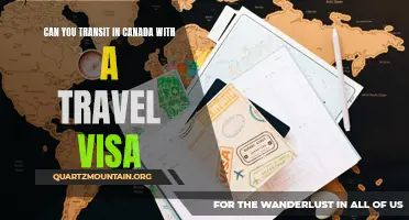 Navigating Travel Visas: Can You Transit in Canada with a Travel Visa?