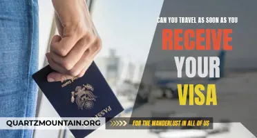 Is it Possible to Travel Right After Receiving Your Visa?