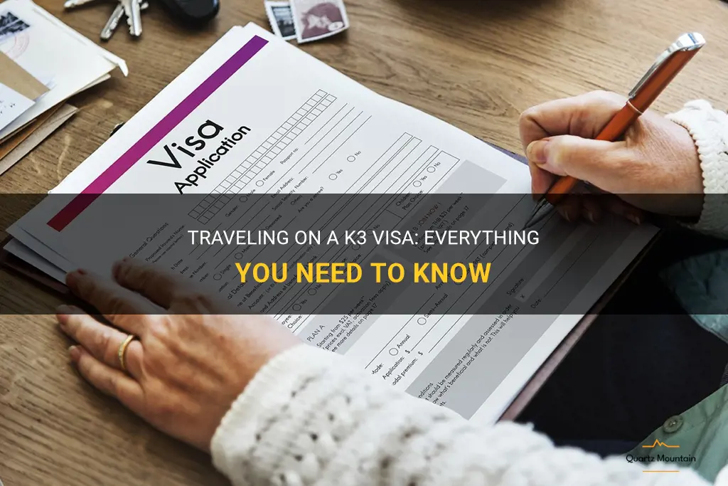 can you travel on a k3 visa