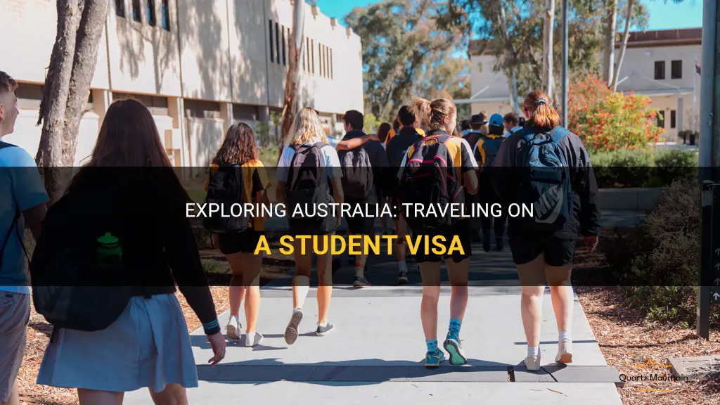 can you travel on a student visa australia