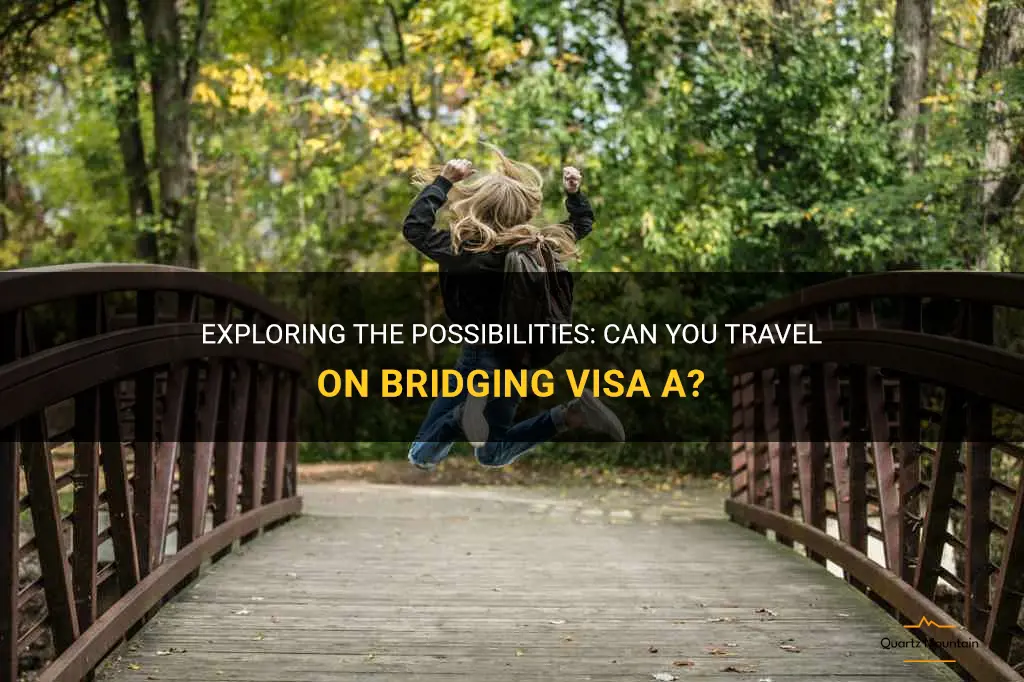 can you travel on bridging visa a