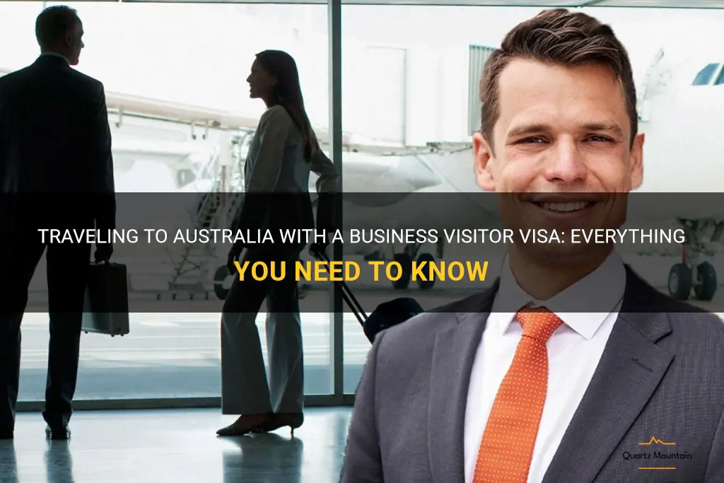 can you travel to australia wiht a business visitor visa