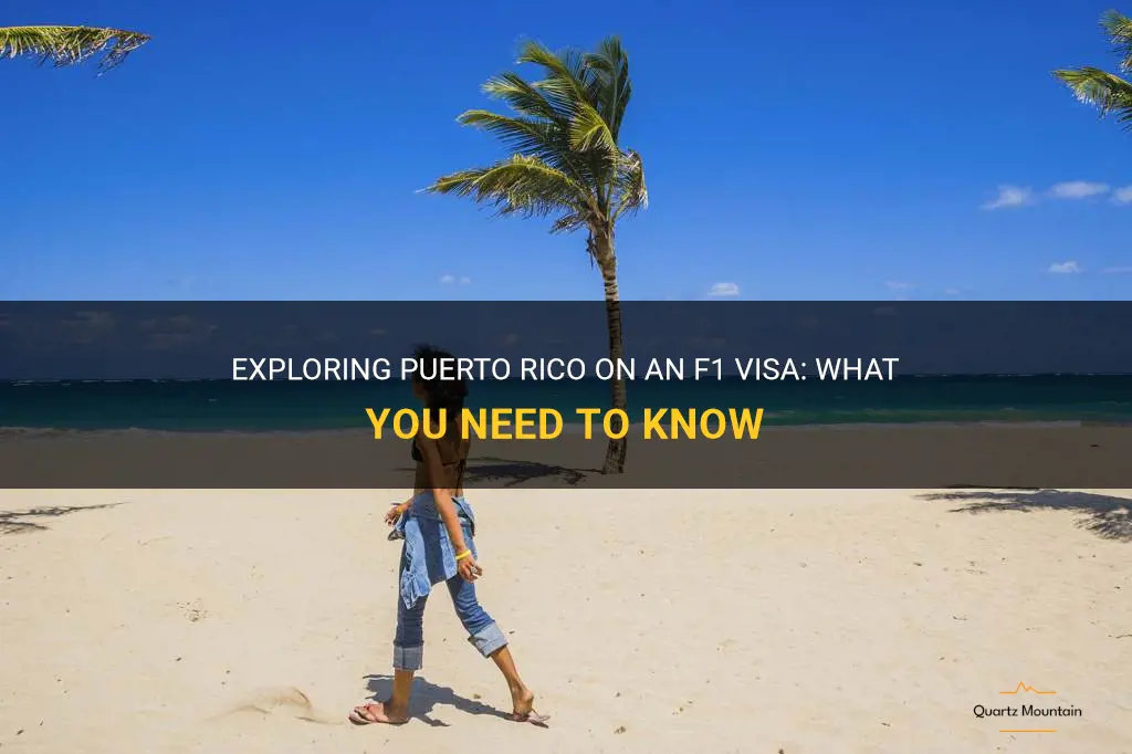 can you travel to puerto rico on f1 visa