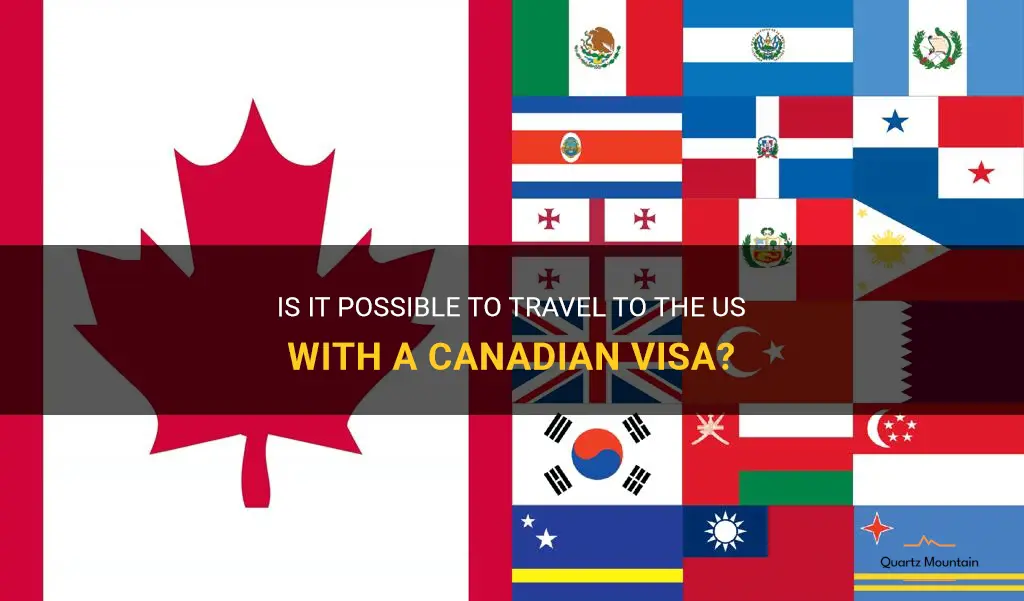 can you travel to the us with a canada visa