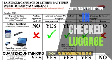 Traveling with Batteries in Checked Luggage: What You Need to Know