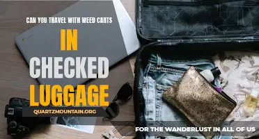 Navigating Airport Security: Traveling with Weed Carts in Checked Luggage
