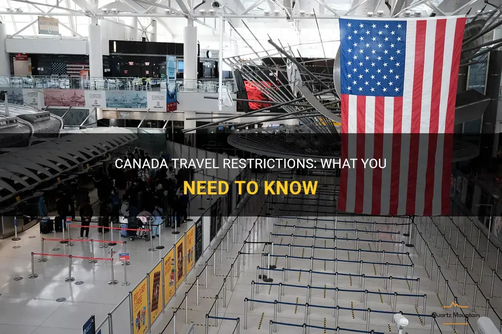canad travel restrictions