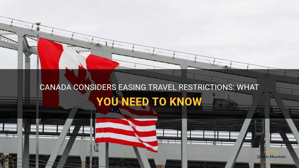 canada easing travel restrictions