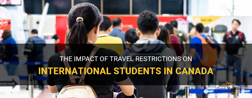 canada international students travel restrictions