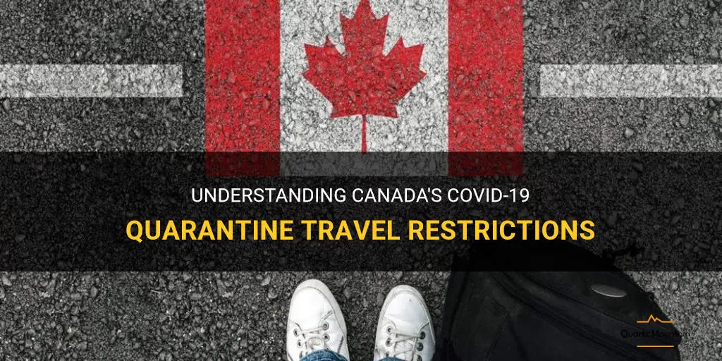 canada quarantine travel restrictions