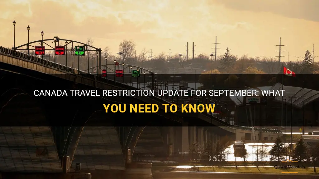 canada travel restriction september