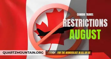 Canada Travel Restrictions in August: What You Need to Know