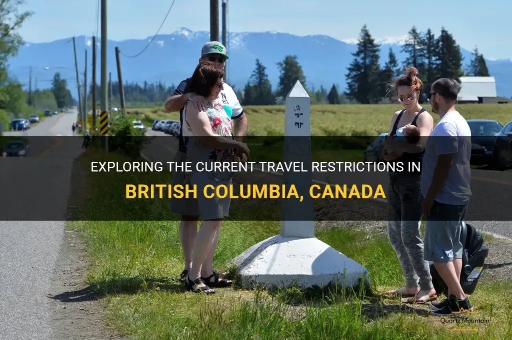 canada travel restrictions british columbia