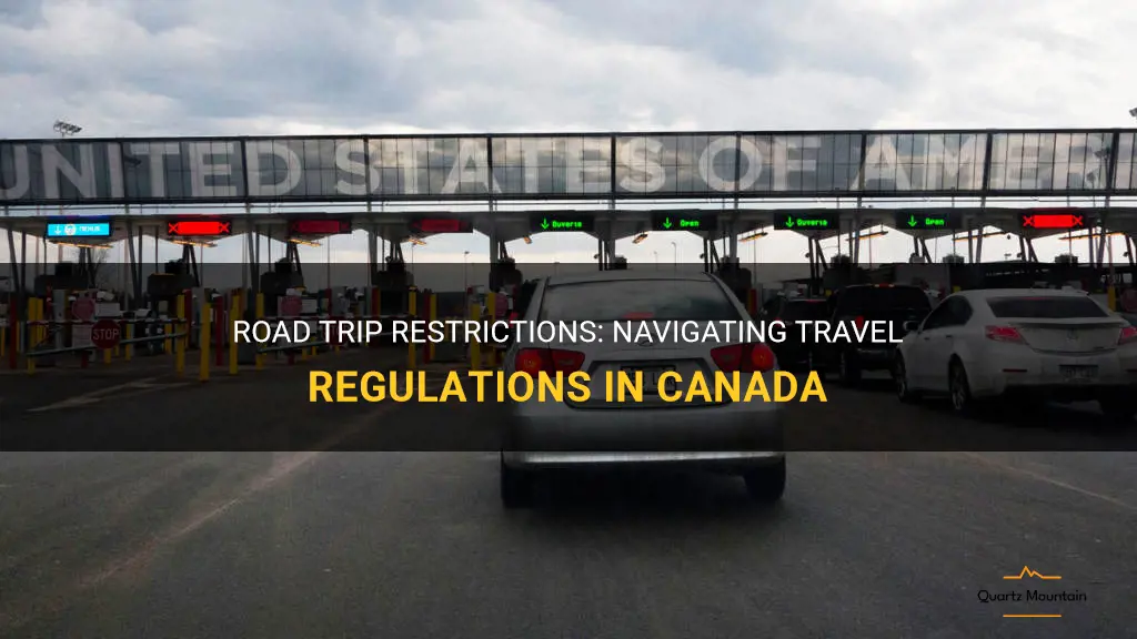canada travel restrictions by road