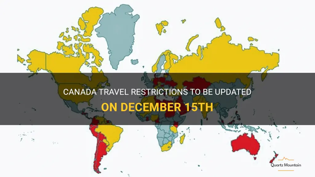 canada travel restrictions dec 15