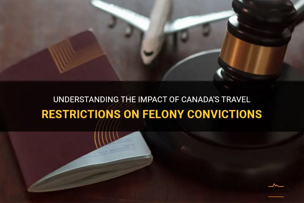 canada travel restrictions felony