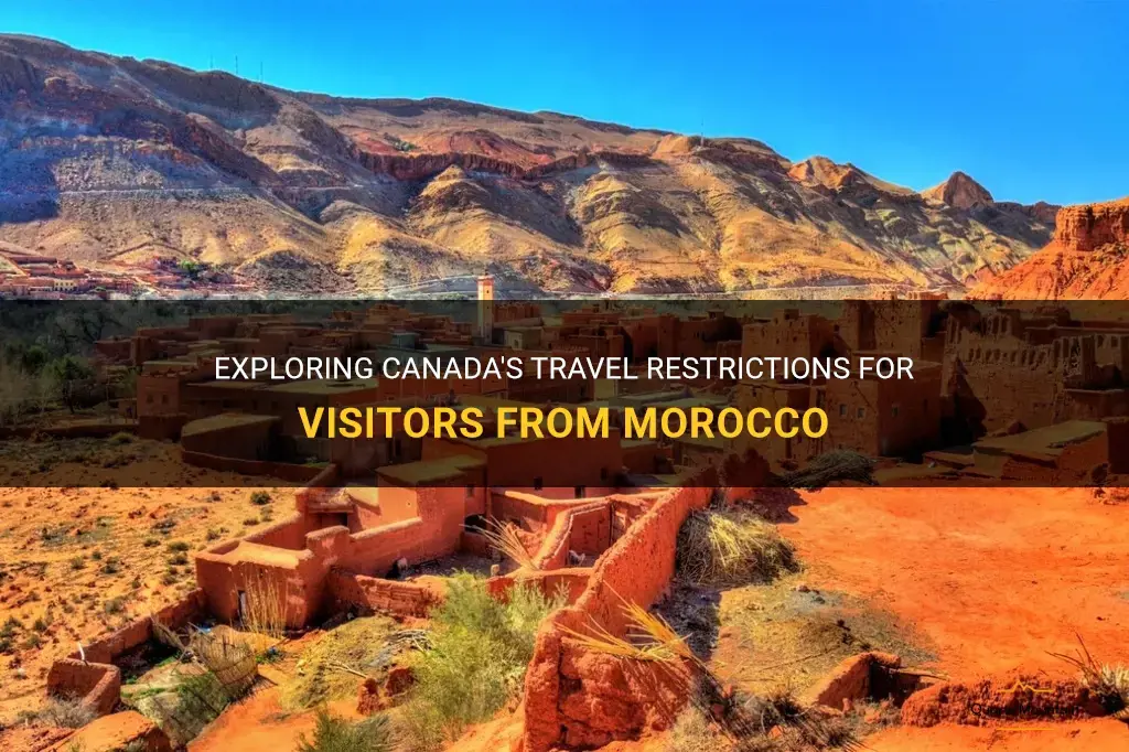 canada travel restrictions morocco