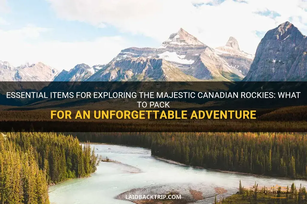 canadian rockies what to pack