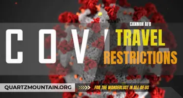 Understanding the Travel Restrictions at Cannon Air Force Base