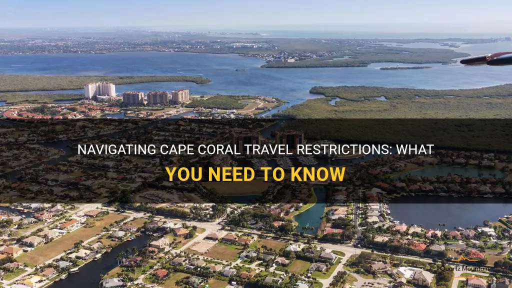 cape coral travel restrictions