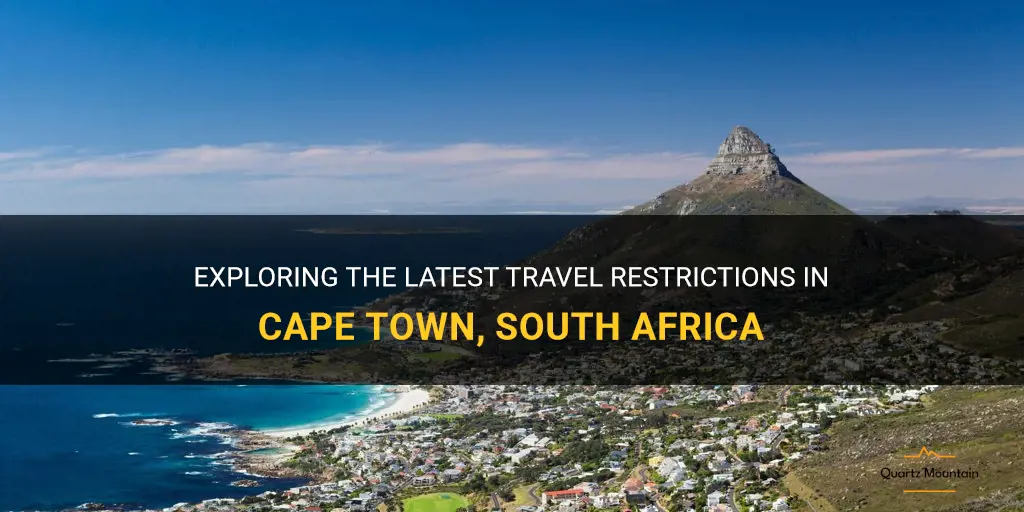 cape town south africa travel restrictions