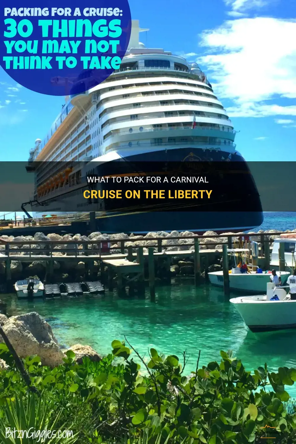 carnival cruise liberty what to pack