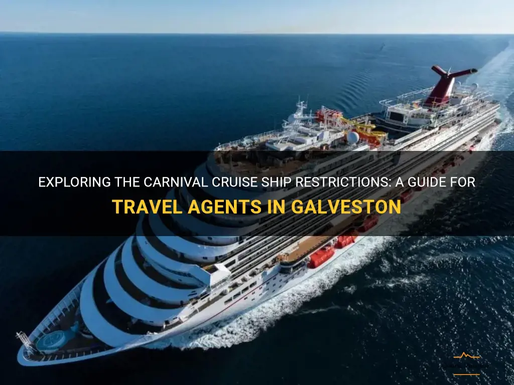 carnival cruise ship restricted travel agent tour galveston