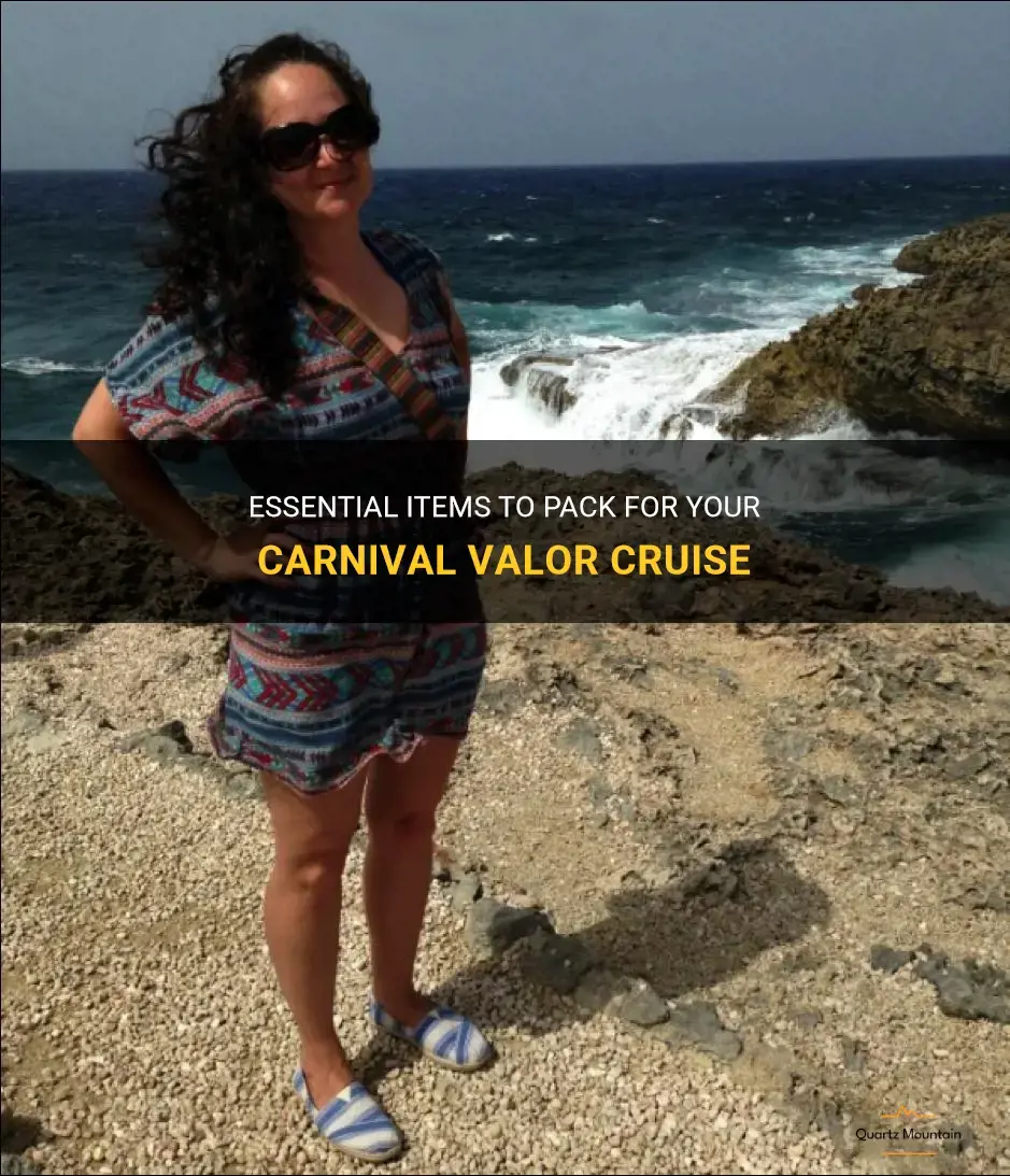 carnival valor what to pack
