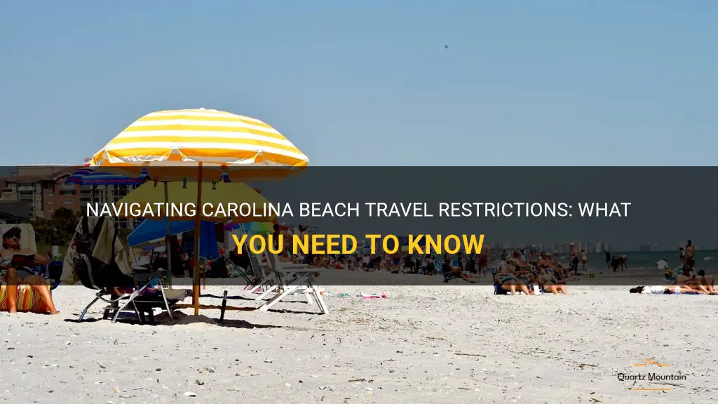 carolina beach travel restrictions
