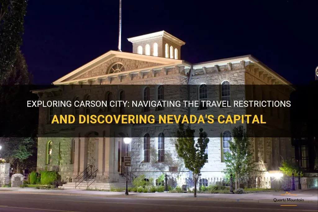 carson city travel restrictions