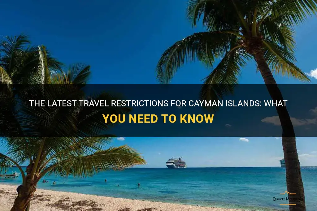 cayman island travel restrictions