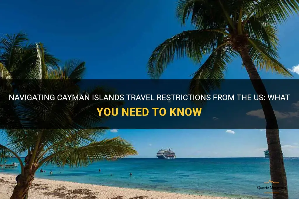 cayman islands travel restrictions from us