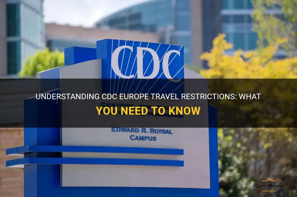 cdc europe travel restrictions