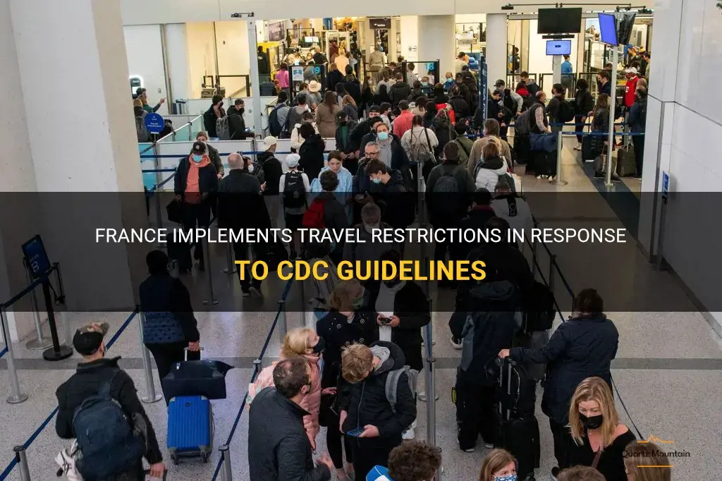 cdc france travel restrictions