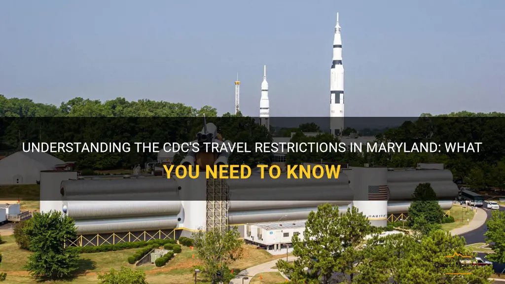 cdc maryland travel restrictions