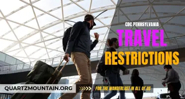 Pennsylvania Travel Restrictions: A Guide by CDC
