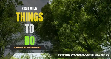 Exploring the Hidden Gems of Cedar Valley: A Guide to the Best Things to Do